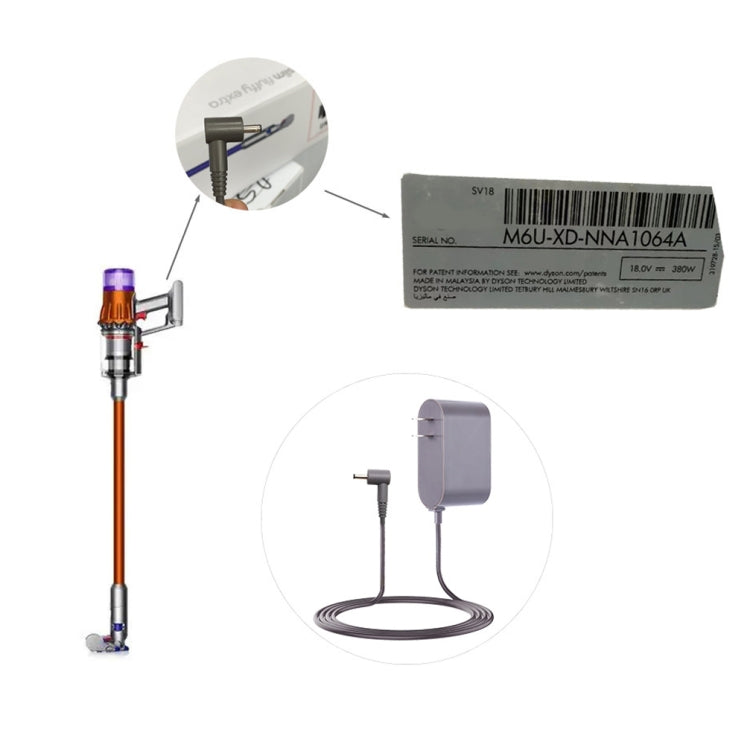 For Dyson V10 Slim Vacuum Cleaner 21.75V /1.1A Charger Power Adapter with Indicator Light EU Plug - free shipping - PMC TechLife - Order now!