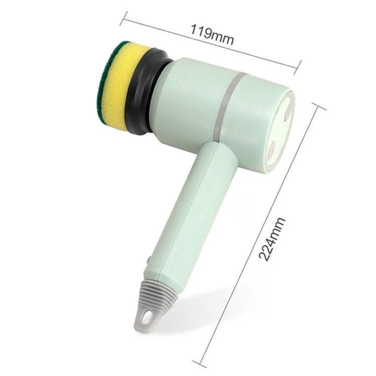 Wireless Electric Cleaning Brush USB Rechargeable Kitchen Bathtub Tile Cleaning Brushes White 800 mAh - free shipping - PMC TechLife - Order now!