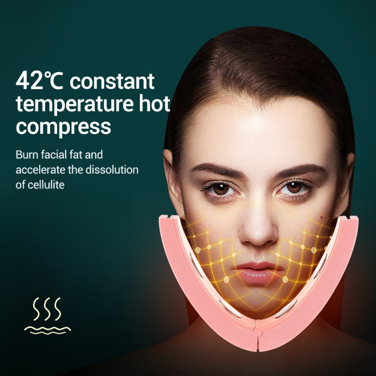 Microcurrent EMS Face Thinning Instrument Smart Red Blue Color Light Skin Rejuvenation Beauty Instrument(Pink) - Beauty Instrument by PMC TechLife | Online Shopping South Africa | PMC TechLife