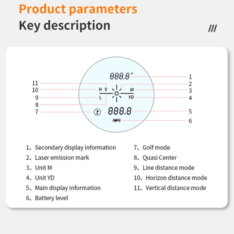 ARBULL LS-1000 Golf Rangefinder Outdoor Altimeter Goniometer Telescope - free shipping - PMC TechLife - Order now!