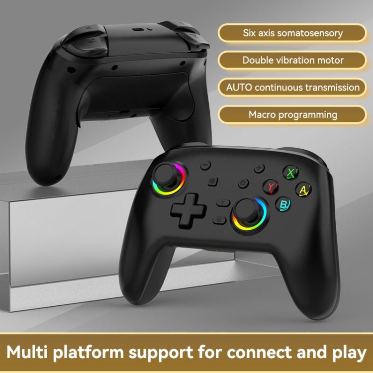 Wireless Bluetooth Somatosensory Vibration Gamepad for Nintendo Switch/Switch PRO, Color: Black - Gamepads by PMC TechLife | Online Shopping South Africa | PMC TechLife