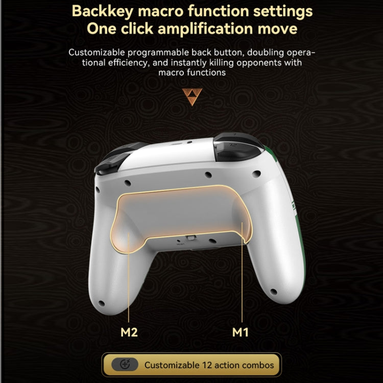 Wireless Bluetooth Somatosensory Vibration Gamepad for Nintendo Switch/Switch PRO, Color: Black Gold - Gamepads by PMC Jewellery | Online Shopping South Africa | PMC Jewellery