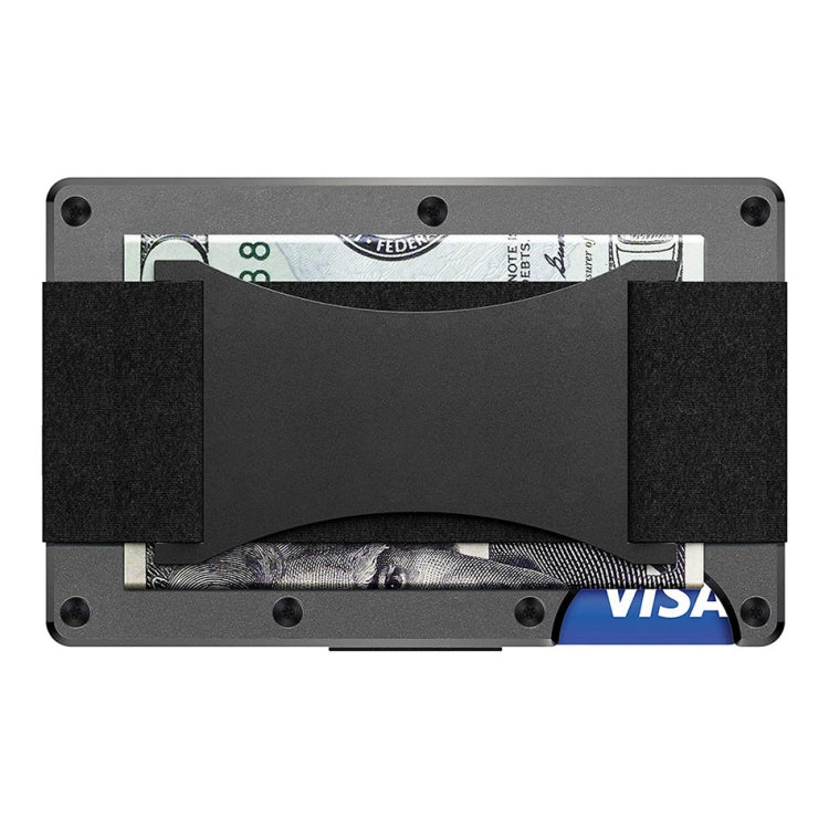 Credit Card Holder Wallets RFID Blocking Slim Metal Card Clip, Color: Red Forging Carbon - Antimagnetic RFID Package by PMC TechLife | Online Shopping South Africa | PMC TechLife | Buy Now Pay Later Mobicred