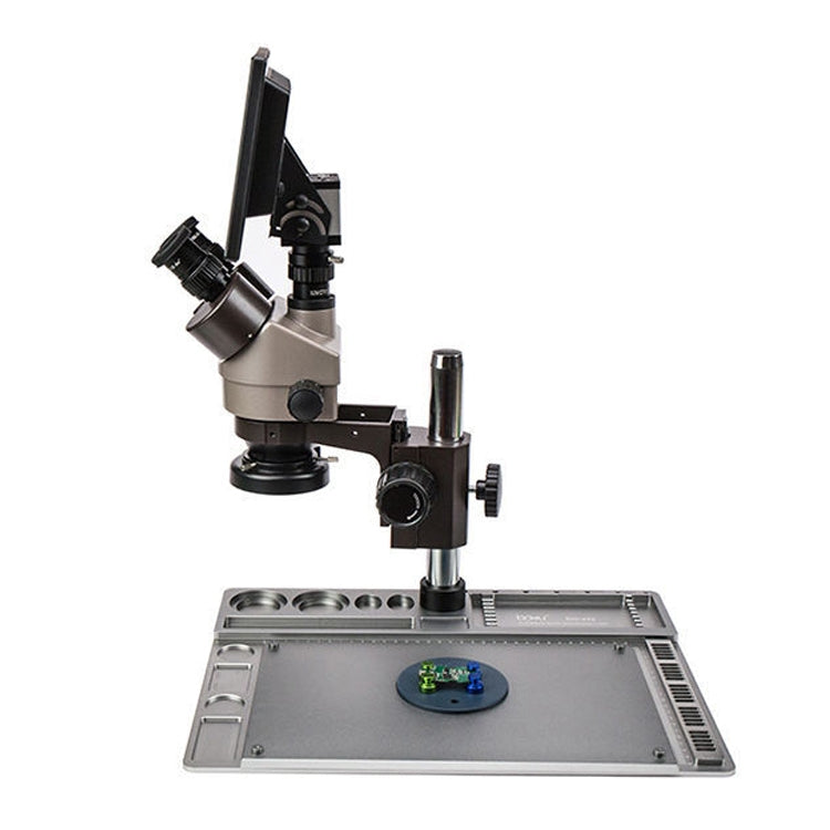 BAKU BA-011 Binomial Electronic Microscope Jewelry Appraisal Mobile Phone Repair With PCB Patch Repair Platform(EU Plug 220V) - Digital Microscope by BAKU | Online Shopping South Africa | PMC Jewellery | Buy Now Pay Later Mobicred