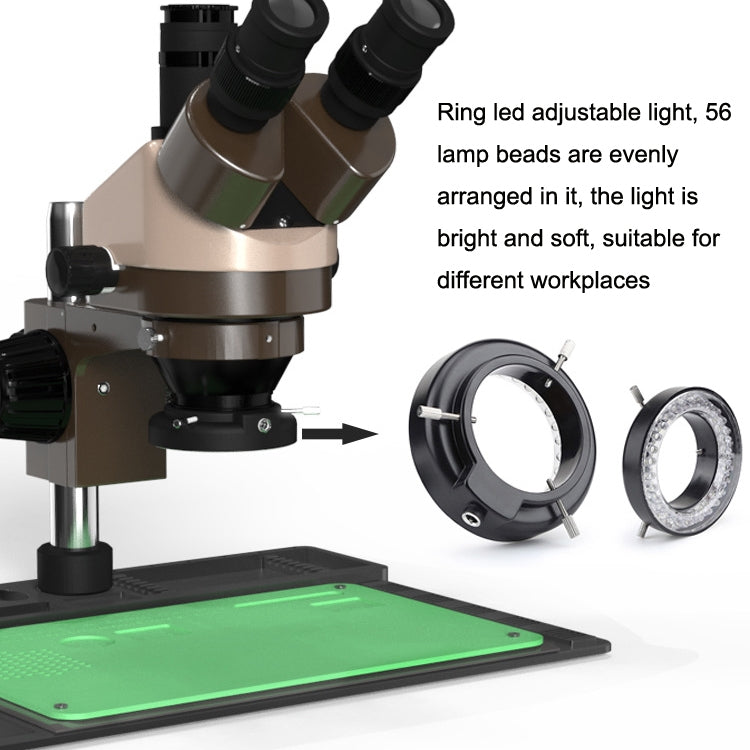 BAKU BA-011 Binomial Electronic Microscope Jewelry Appraisal Mobile Phone Repair With PCB Patch Repair Platform(EU Plug 220V) - Digital Microscope by BAKU | Online Shopping South Africa | PMC Jewellery | Buy Now Pay Later Mobicred