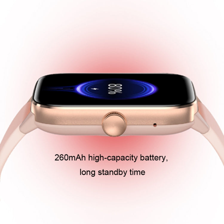 Aluminum Voice Assistant Music Blood Glucose Watch(Pink) - Smart Watches by PMC TechLife | Online Shopping South Africa | PMC TechLife