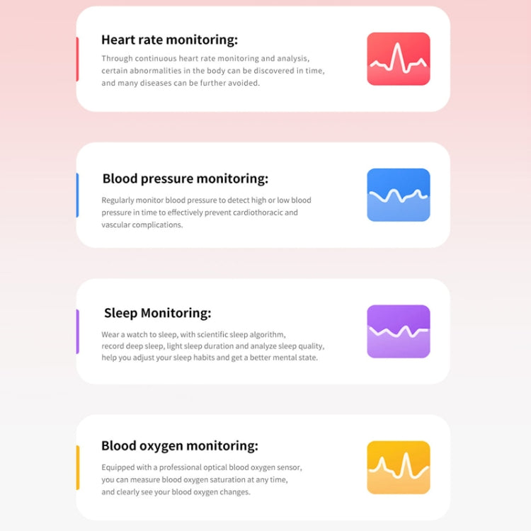 Aluminum Voice Assistant Music Blood Glucose Watch(Pink) - Smart Watches by PMC TechLife | Online Shopping South Africa | PMC TechLife