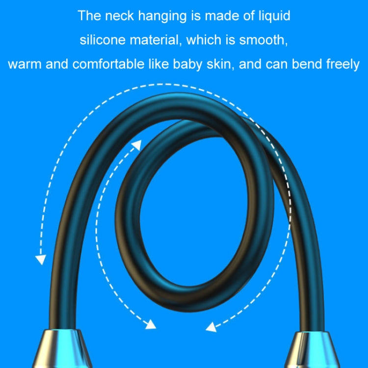 Wireless Hanging Neck Long Battery Life Sports Binaural Bluetooth Headset(Black OPP Bag) - Neck-mounted Earphone by PMC TechLife | Online Shopping South Africa | PMC TechLife
