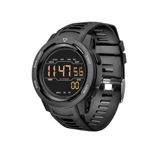 Calorie Pedometer Alarm Clock Waterproof Multifunctional Mountain Sports Shockproof Smartwatch(Black) - LED Digital Watches by PMC Jewellery | Online Shopping South Africa | PMC Jewellery