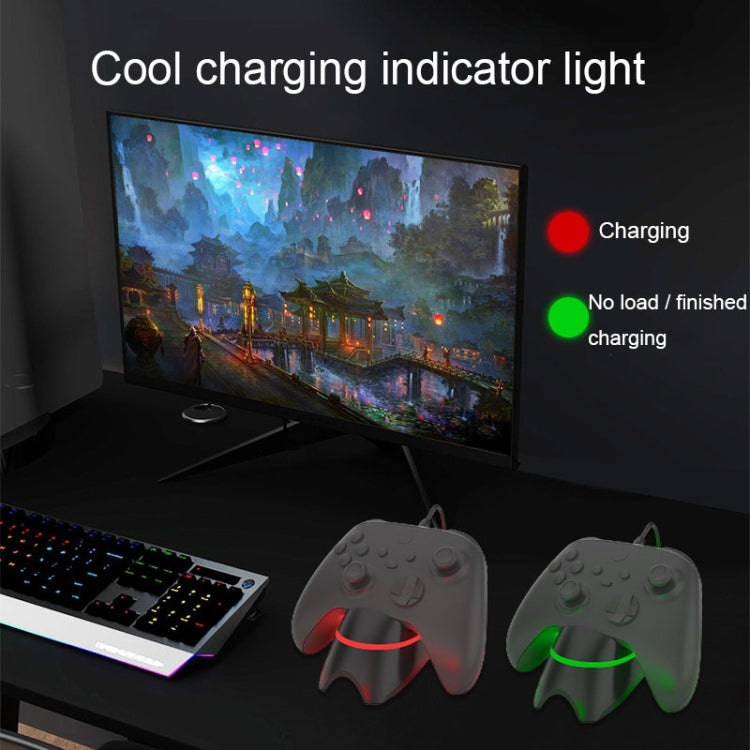 iplay HBX-252 Magnetic Port Gamepad Charger Gaming Accessories for Switch / PS5 / PS4 Slim Pro / X-Box(Black) - Charger & Power by iplay | Online Shopping South Africa | PMC Jewellery | Buy Now Pay Later Mobicred