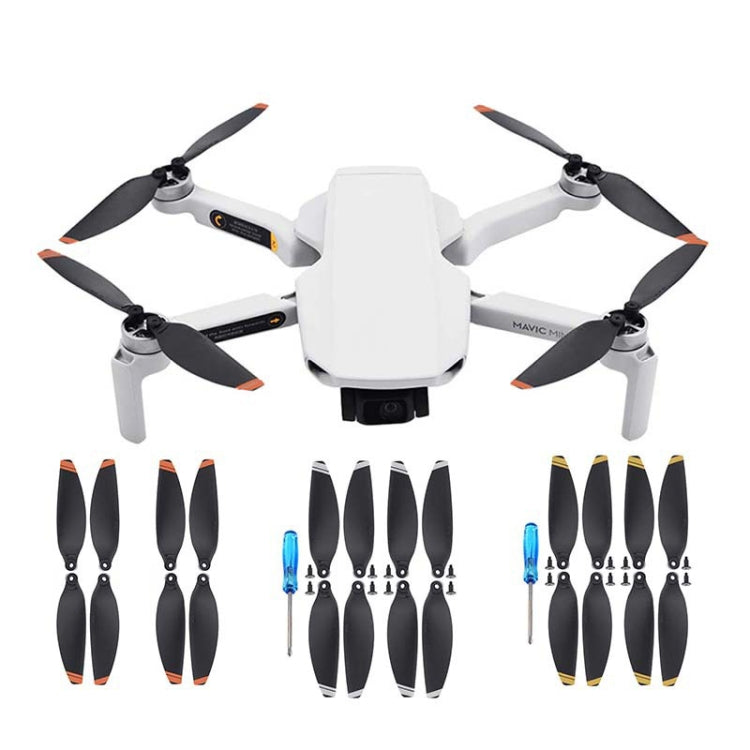 For DJI Mavic Mini 4726F Wing Propeller Blade Drone Accessories, Spec: 2pairs Golden Edge - DIY Propeller by PMC TechLife | Online Shopping South Africa | PMC TechLife | Buy Now Pay Later Mobicred