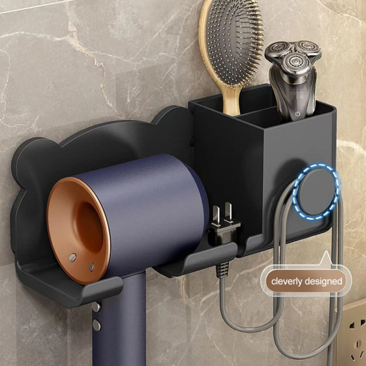 For Dyson Hair Dryer Wall-Mounted Holder Bathroom Shelf Storage Rack, Style: 3pcs Simple White - free shipping - PMC TechLife - Order now!
