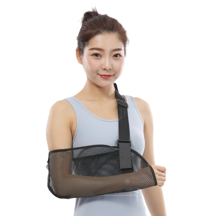 M Summer Breathable Arm Sling Arm Fracture Sprain Dislocation Fixation Belt(Black) - Corrector by PMC Jewellery | Online Shopping South Africa | PMC Jewellery