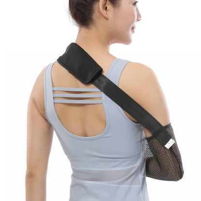 M Summer Breathable Arm Sling Arm Fracture Sprain Dislocation Fixation Belt(Black) - Corrector by PMC Jewellery | Online Shopping South Africa | PMC Jewellery