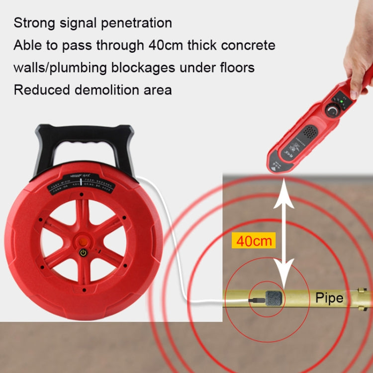 NOYAFA NF-5140 Wall Pipe Blockage Detector Pipe Blockage Detector For Iron/PVC/Cement/Steel Pipes - Other Tester Tool by NOYAFA | Online Shopping South Africa | PMC Jewellery | Buy Now Pay Later Mobicred