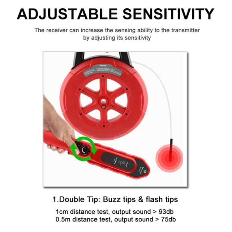 NOYAFA NF-5140 Wall Pipe Blockage Detector Pipe Blockage Detector For Iron/PVC/Cement/Steel Pipes - Other Tester Tool by NOYAFA | Online Shopping South Africa | PMC Jewellery | Buy Now Pay Later Mobicred