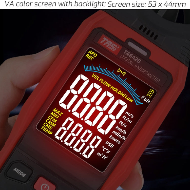TASI TA642B Portable Digital Wind Speed Meter Air Volume Tester - free shipping - PMC TechLife - Order now!