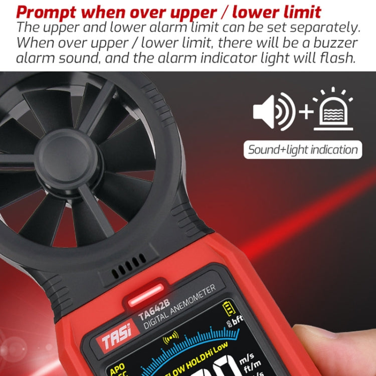 TASI TA642C Portable Digital Wind Speed Meter Air Volume Tester - free shipping - PMC TechLife - Order now!