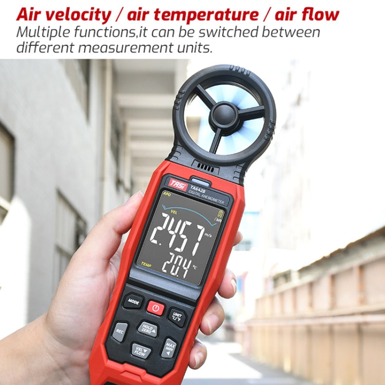 TASI TA642A Portable Digital Wind Speed Meter Air Volume Tester - free shipping - PMC TechLife - Order now!