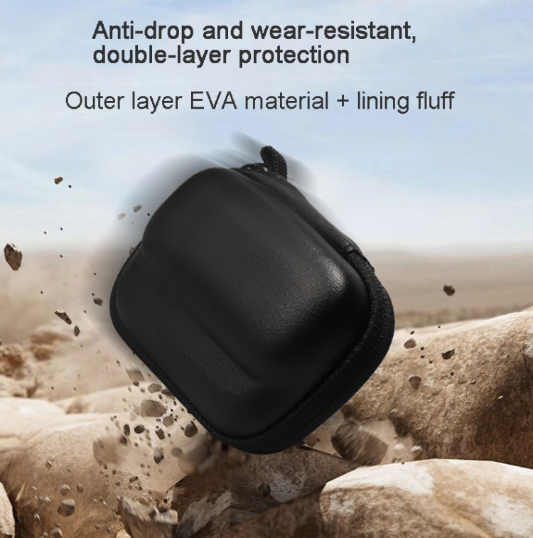For Insta360 GO 3 Mini Body Bag Portable Storage Bag With Carabiner(Black) - Case & Bags by PMC TechLife | Online Shopping South Africa | PMC TechLife