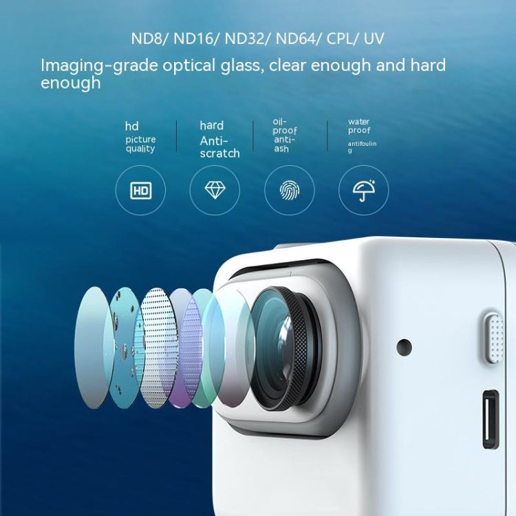 For Insta360 Go 3/Go 2 aMagisn Lens Filters Waterproof Filter, Spec: ND32 - free shipping - PMC TechLife - Order now!