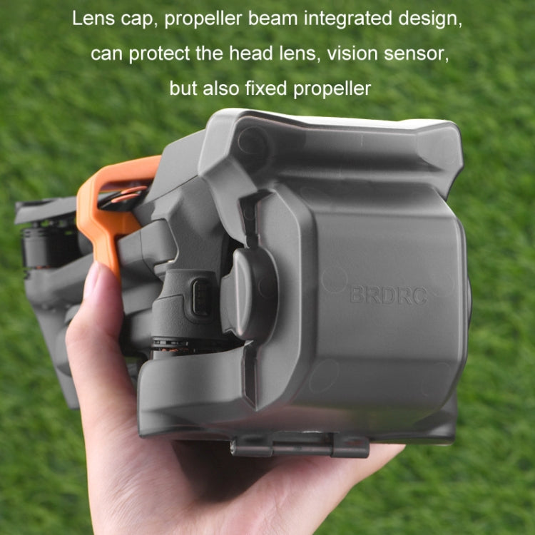 For DJI Mavic 3PRO BRDRC 2 In 1 Lens Cover Gimbal Protective Cover Propeller(Black) - free shipping - PMC TechLife - Order now!