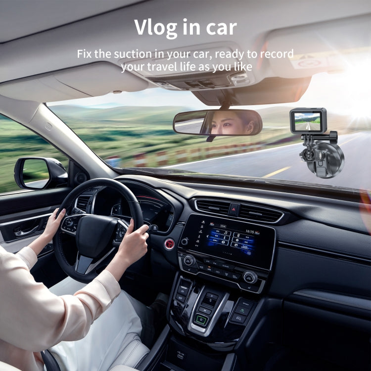 TELESIN Car Action Camera Holder Suction Cup 360 Degree Adjustable - free shipping - PMC TechLife - Order now!