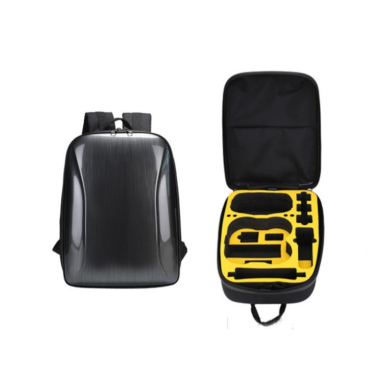 For DJI AVATA Storage Bag Hard Shell Waterproof Shoulder Bag Backpack(Yellow EVA Lining) - Case & Bags by PMC Jewellery | Online Shopping South Africa | PMC Jewellery