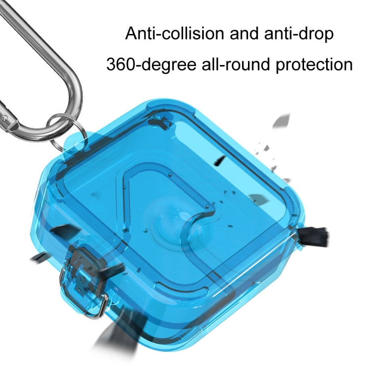 For Nothing Ear 2 Earphone Transparent Mirror PC Case(Transparent Blue) - Other Earphone Case by PMC TechLife | Online Shopping South Africa | PMC TechLife