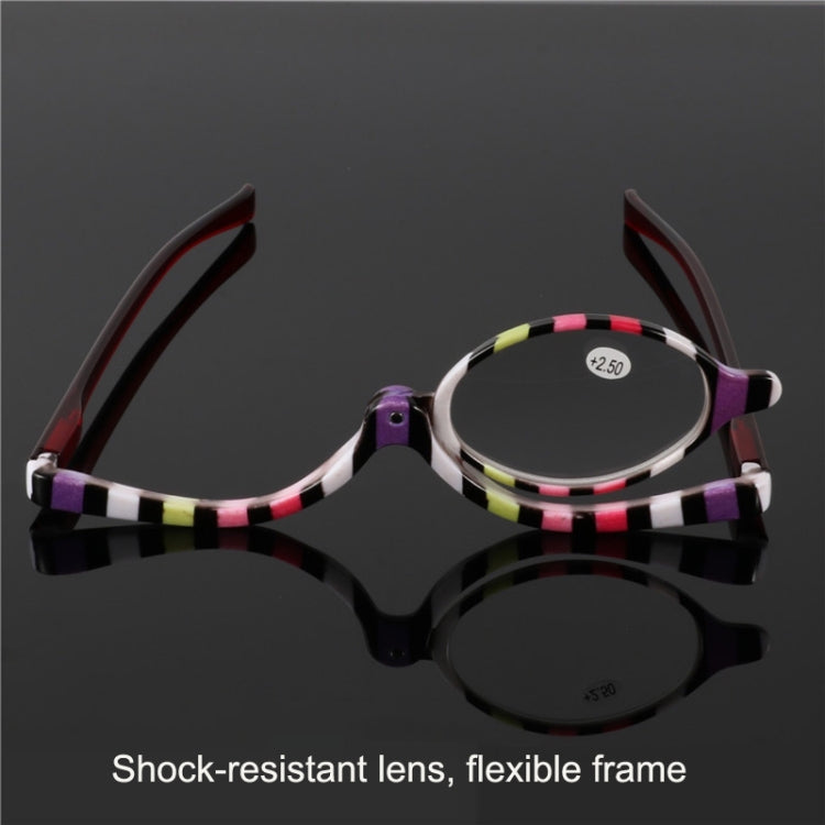 Makeup Presbyopic Glasses Multicolored Rotatable Magnifying Glass Single Piece Reading Glass, Degree: +200 - Presbyopic Glasses by PMC Jewellery | Online Shopping South Africa | PMC Jewellery