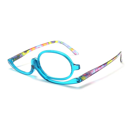 Makeup Presbyopic Glasses Monolithic Reading Glass Magnifying Glass, Degree: +350(Light Blue) - Presbyopic Glasses by PMC Jewellery | Online Shopping South Africa | PMC Jewellery