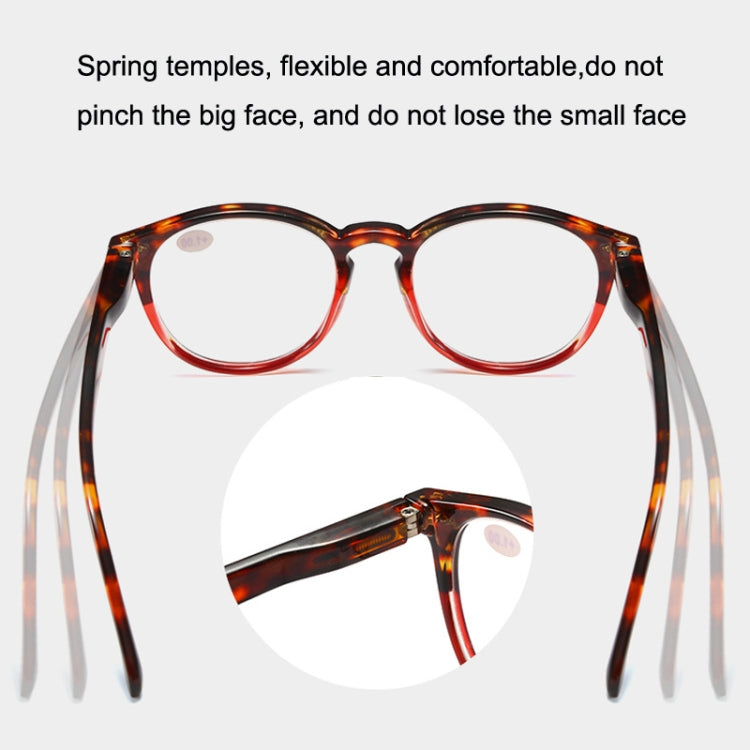 Retro Flexible Durable Portability HD Presbyopic Glasses +200(Beanflower) - Presbyopic Glasses by PMC Jewellery | Online Shopping South Africa | PMC Jewellery