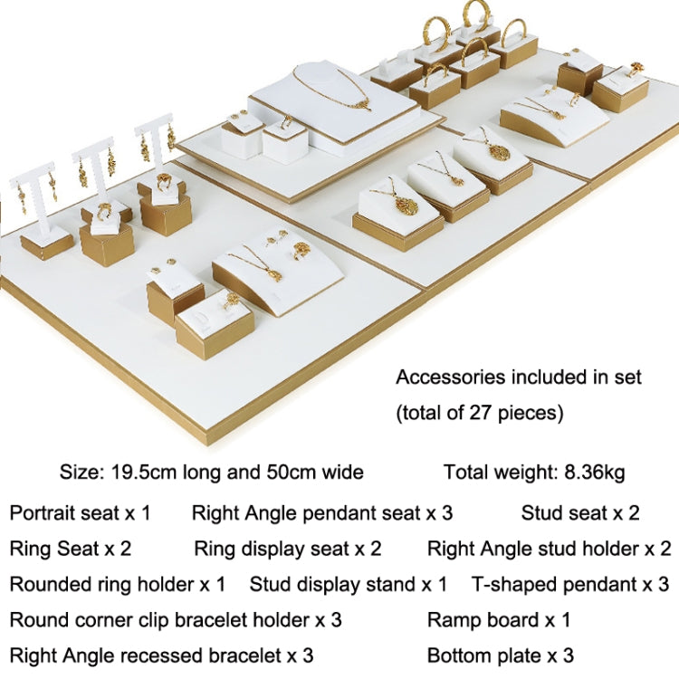 Jewelry Display Microfiber Jewelry Props Display Rack Set 6 - Jewelry Storages by PMC Jewellery | Online Shopping South Africa | PMC Jewellery