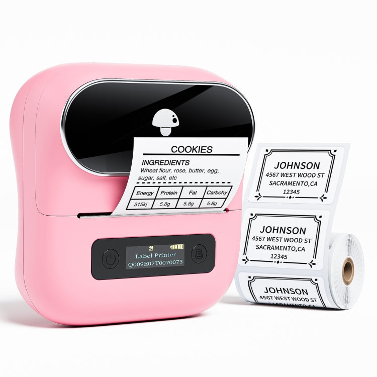 Phomemo M220 Jewelry Clothing Tags Bluetooth Thermist Strip Tag Printer(Pink) - Printer by Phomemo | Online Shopping South Africa | PMC Jewellery | Buy Now Pay Later Mobicred