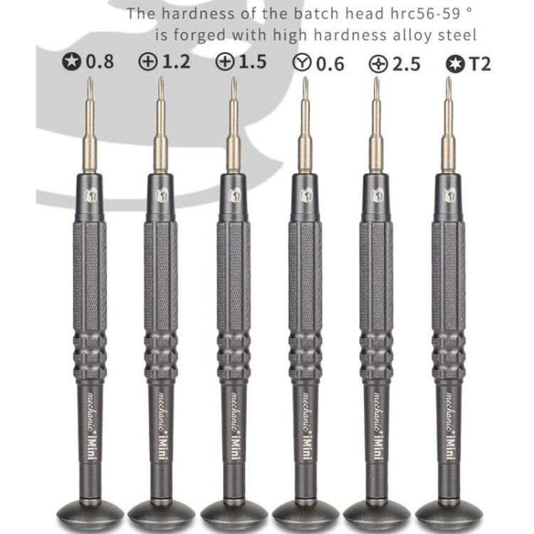 MECHANIC iMini Series Mobile Phone Repair Glasses Screw Batch Clock Tool, Series: Triangle 0.6 - Screwdriver by MECHANIC | Online Shopping South Africa | PMC TechLife