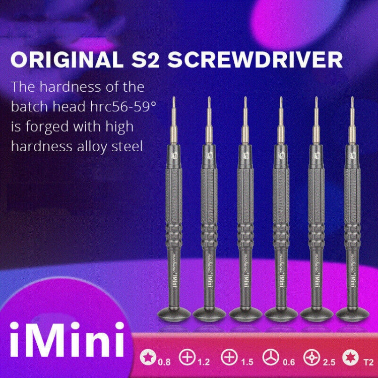 MECHANIC iMini Series Mobile Phone Repair Glasses Screw Batch Clock Tool, Series: Triangle 0.6 - Screwdriver by MECHANIC | Online Shopping South Africa | PMC Jewellery