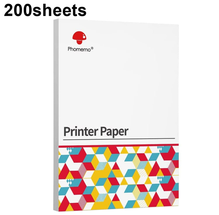 For Phomemo M08F 200sheets Thermal Printing Paper Compatible for MR.IN Brother Pocket Jet / MT800, Style: Folding Letter - free shipping - PMC TechLife - Order now!