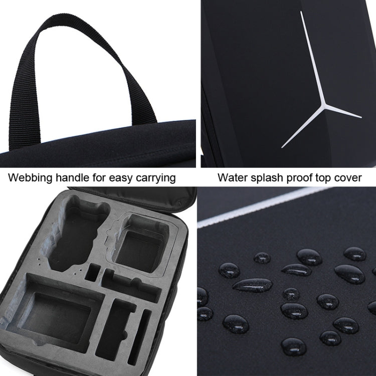 For DJI AIR 3 Storage Bag Backpack Compatible with RC-N2 or RC 2 Remote Control(Black) - Backpacks & Bags by PMC TechLife | Online Shopping South Africa | PMC TechLife
