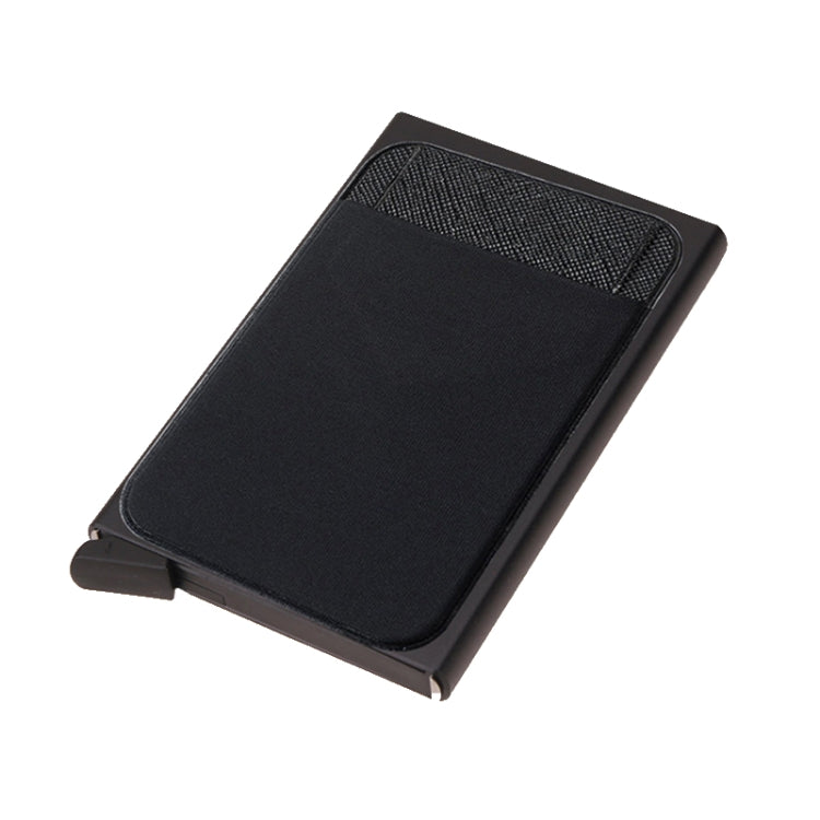RFID Short Metal Card Case Credit Card Holder Wallet(Black) - Antimagnetic RFID Package by PMC TechLife | Online Shopping South Africa | PMC TechLife | Buy Now Pay Later Mobicred