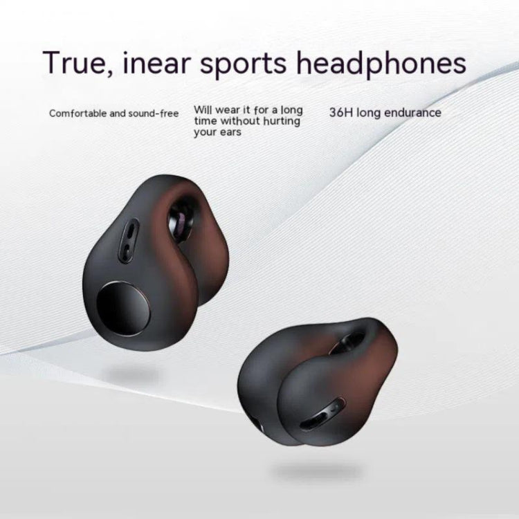 JX80 TWS Wireless Bone Conduction Clip-On Ear Noise Reduction Bluetooth Headset(White) - free shipping - PMC TechLife - Order now!