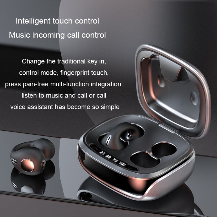 JX80 TWS Wireless Bone Conduction Clip-On Ear Noise Reduction Bluetooth Headset(White) - free shipping - PMC TechLife - Order now!