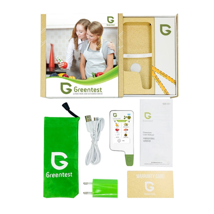 Greentest ECO6 Vegetable, Fruit, Meat Food Nitrate Water Quality Nuclear Radiation Environmental Detector, EU Plug(White) - free shipping - PMC TechLife - Order now!