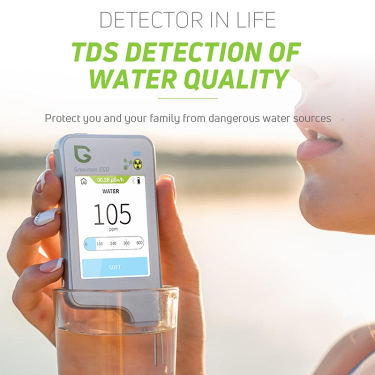Greentest ECO6 Vegetable, Fruit, Meat Food Nitrate Water Quality Nuclear Radiation Environmental Detector, EU Plug(White) - free shipping - PMC TechLife - Order now!