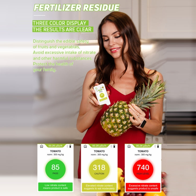 Greentest ECO6T Food Nitrate Water Quality Nuclear Radiation Environmental Detector With Timer, EU Plug - free shipping - PMC TechLife - Order now!