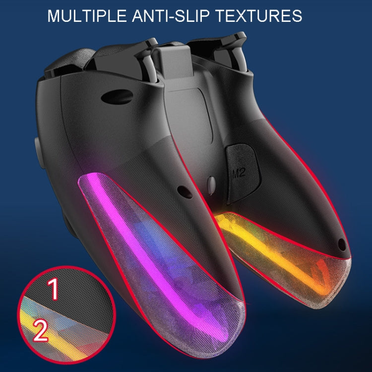For PS4 Dazzle Color Light Wireless Bluetooth Grip(White) - Gamepads by PMC TechLife | Online Shopping South Africa | PMC TechLife