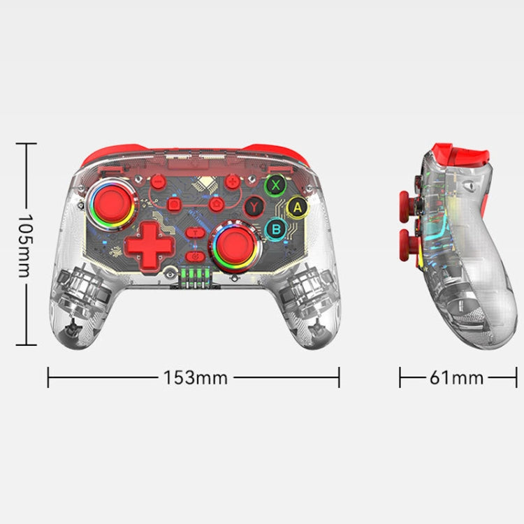 For PS3 / PS4 Dual Vibration Wireless Gamepad With RGB Lights(Blue) - Gamepads by PMC TechLife | Online Shopping South Africa | PMC TechLife