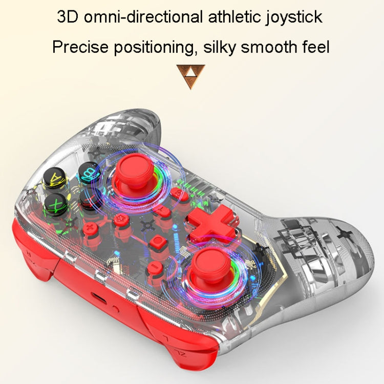 For PS3 / PS4 Dual Vibration Wireless Gamepad With RGB Lights(Blue) - Gamepads by PMC TechLife | Online Shopping South Africa | PMC TechLife