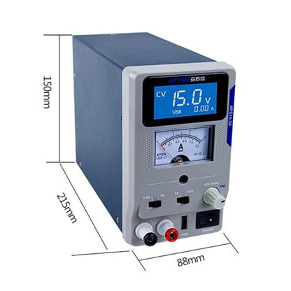 ATTEN APS22-5A 22V 5A USB Digital Variable Adjustable Laboratory DC Power Supply For Mobile Repair, EU Plug - Current & Voltage Tester by ATTEN | Online Shopping South Africa | PMC Jewellery | Buy Now Pay Later Mobicred