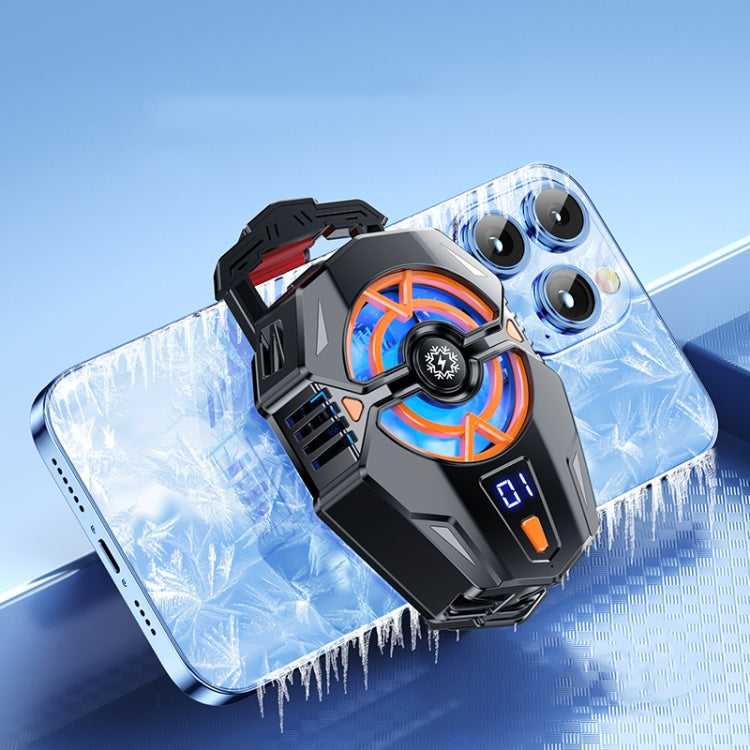 J20 Three-speed Adjustable Semiconductor Refrigeration Mobile Phone Radiator, Style: Digital Display Model - Cooling Fan Radiator by PMC TechLife | Online Shopping South Africa | PMC TechLife