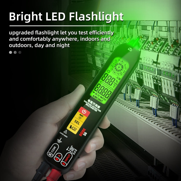 BSIDE S6 Smart Digital Multimeter Current Test Pen Capacitance Temperature Voltage Detector(Charging Model) - free shipping - PMC TechLife - Order now!